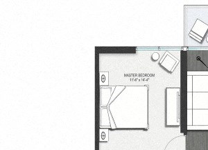 B2 Floor Plan B2 Floor Plan at Allure by Windsor, Boca Raton, Florida